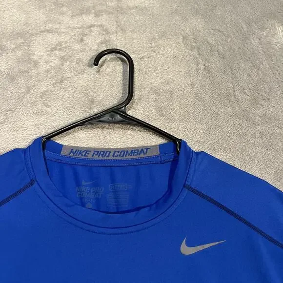 Nike Pro Combat Dri-FIT Shirt Mens Large Long Sleeve Compression Lightweight - Picture 5 of 12